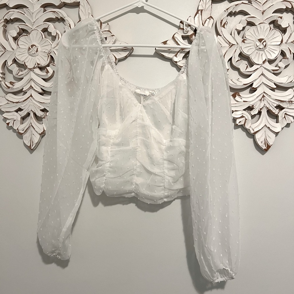 Glassons Long Sleeve Crop Top